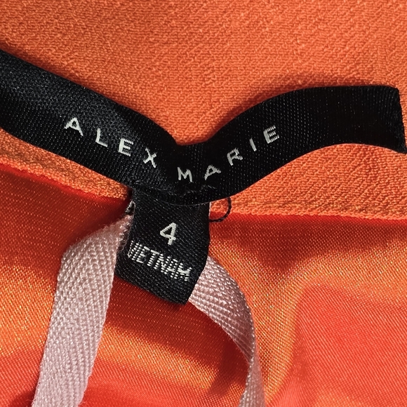 🤩Host Pick❤️NWT Alex Marie Enola Surplice Wrap Dress Women's Size 4 - Picture 7 of 11